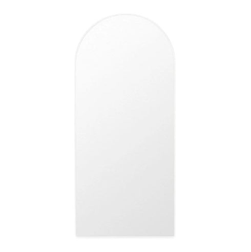 Bjorn Arch Bright White Wall Mirror