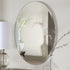 Elipse Silver Edge Oval Wall Mirror