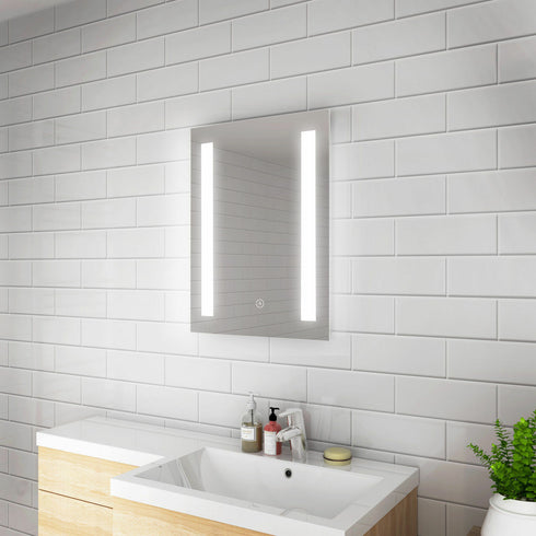 Kyrie Anti-fog Rectangular LED Bathroom Wall Mirror