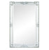 Gabriel Ornate Brushed White Wall Mirror
