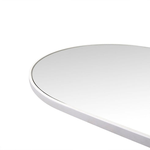 Apsel Arch White Wall Mirror