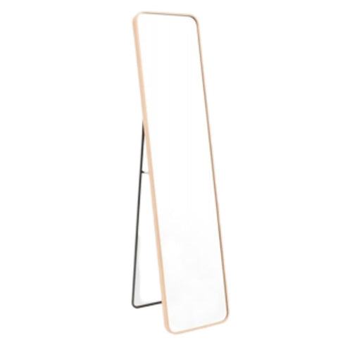 Simplicity Curve Oak Standing Mirror