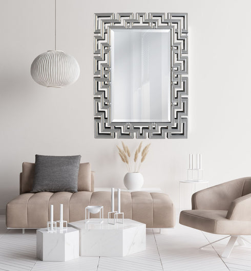 Selia Antique Silver Wall Mirror
