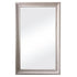 Charlotte Ornate Brushed White Wall Mirror