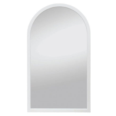Angeliena Arch White Wall Mirror