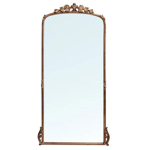 Berdine Arched Gold Mirror