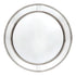 Zeta Antique Silver Round Wall Mirror
