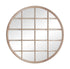 Walter Brushed Wood Window Style Mirror