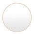 Simplicity Oak Round Wall Mirror