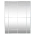 Allen White Window Style Wall Mirror