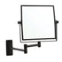 Ablaze Matte Black 5x Magnification Shaving Mirror