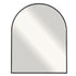 Alvina Arched Black Wall Mirror