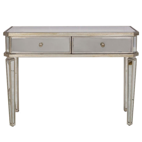 Ramsey Mirrored Console Table 2 Drawers
