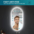 Alyn Anti-fog Oval Back And Front LED Bathroom Wall Mirror