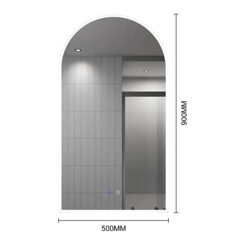 Enyd Arch Anti-Fog 3 Color Mode LED Wall Mirror