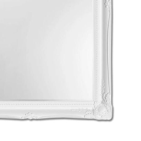 Serena White Ornate Wall Mirror
