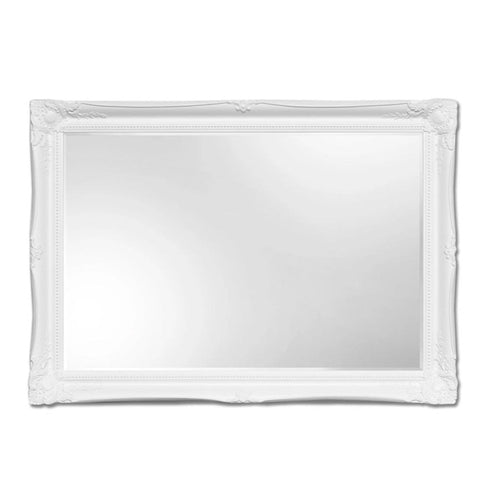 Serena White Ornate Wall Mirror