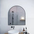 Amaris Black Arch Mirror Cabinet