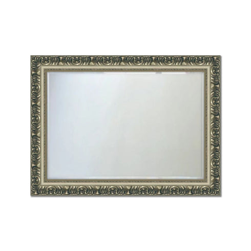 Swirl Ornate Wall Mirror Silver