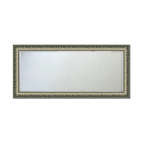 Swirl Ornate Wall Mirror Silver