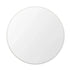 Flynn Matt White Round Wall Mirror