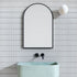 Apsel Arch Black Wall Mirror