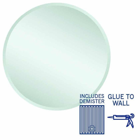 Kent Bevelled Round Wall Mirror