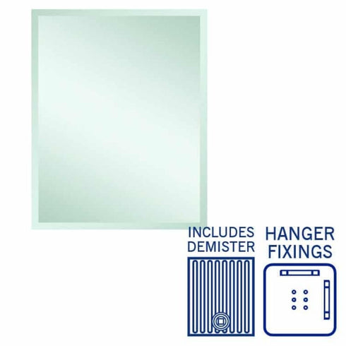 Montana Rectangle Bevel Edge Bathroom Wall Mirror