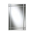 Benton Silver Large Mirrored Border Wall Mirror