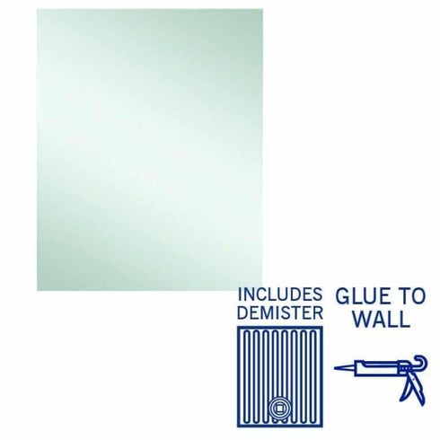 Jackson Rectangle Polished Edge Bathroom Wall Mirror