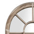 Romeo Arched Wood Grain Wall Mirror
