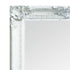 Gabriel Ornate Brushed White Wall Mirror