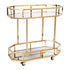 Brooklyn Gold Mirrored Drink Trolley