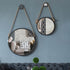Caike Rope Strap Round Wall Mirror