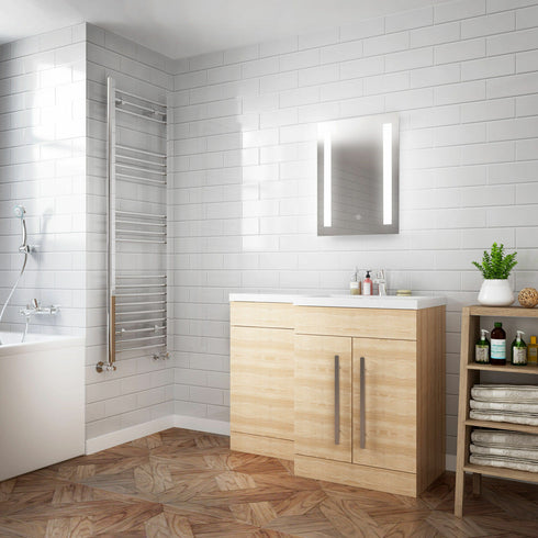 Kyrie Anti-fog Rectangular LED Bathroom Wall Mirror