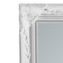 Felicity Ornate Matt White Wall Mirror