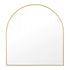 Bjorn Arch Brass Wall Mirror