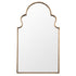 Melba Overmantle Brass Wall Mirror