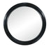 Thompson Black Round Mirror
