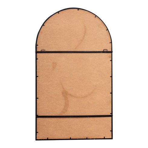Maxwell Arched Black Wall Mirror