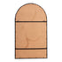 Maxwell Arched Black Wall Mirror