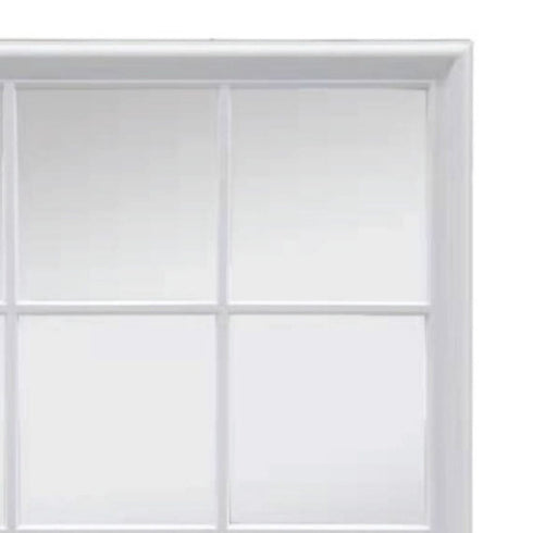 Harvey Matt White Wall Mirror