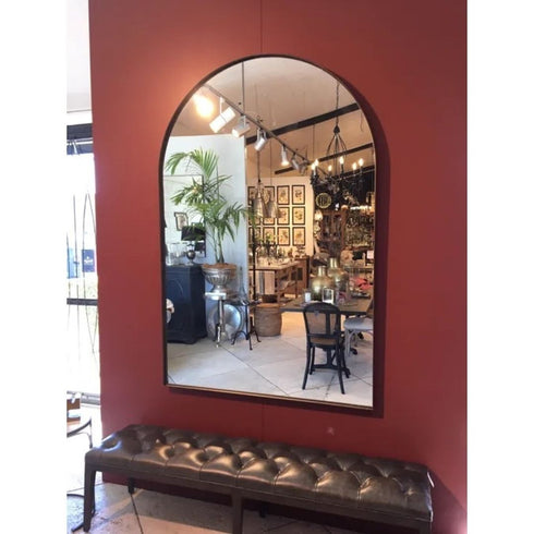 Safford Bronze Arch Wall Mirror