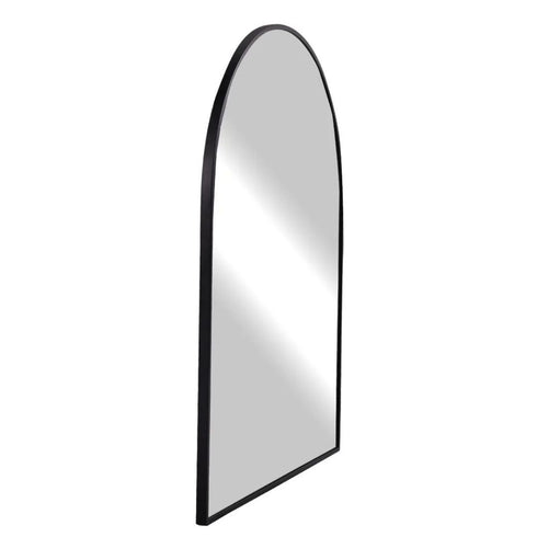 Alvina Arched Black Wall Mirror