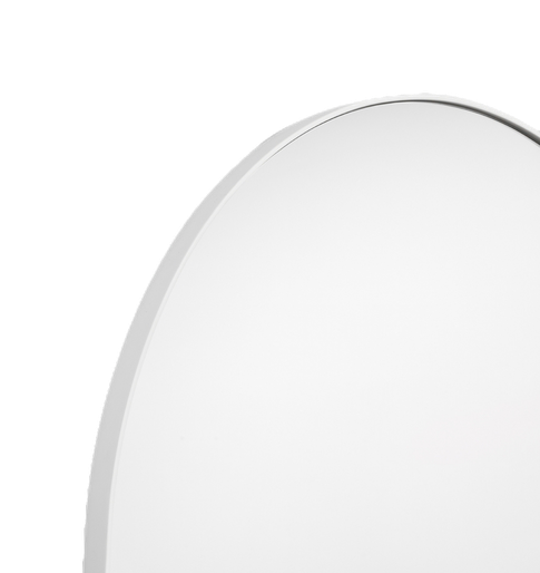 Bjorn Arch Bright White Wall Mirror