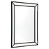Zeta Beaded Black Wall Mirror