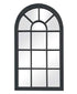 Romeo Arch Matt Black Wall Mirror
