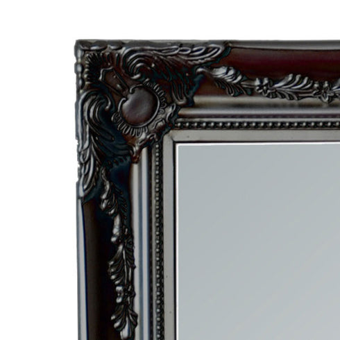Felicity Ornate Black Wall Mirror