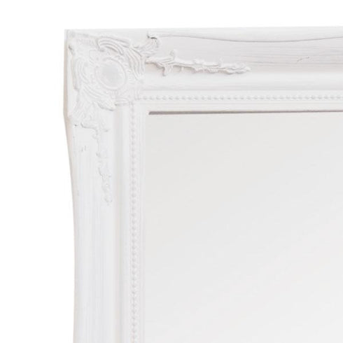 Felicity Ornate White Gloss Wall Mirror