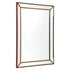 Zeta Gold Beaded Frame Wall Mirror